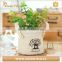 Jute fabric plant pot grow bag,eco-friendly jute gardening grow bags with small handles