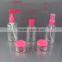 Pvc Bag Package Transparent Spray Bottle Pump Bottle Plastic Bottle Set for Cleaning Products