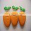 2015 Fashionable Carrot Shape Silicone Key Bag Key Holder