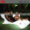 GF116 white colored new plastic pool lounge chairs