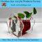 Factory wholesale acrylic christmas table decoration ideas/christmas table decoration