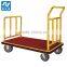 Stainless Steel Hotel Luggage Cargo Trolley 4 Wheels