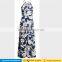 Summer vintage sexy sleeveless off shoulder floral printed long vestidos ladies causal maxi dresses for beach party wear