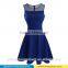 Guangzhou Women's A-Line Sleeveless Women Elegant Black Swing Dresses Pleated Little Cocktail Party Dress
