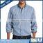 High Quality Good Workmanship Button-Down Point Collar Shirt with Dual Chest Pockets