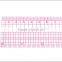 Factory wholesale high quality plastic stencil ruler for garment pattern marking and design 40cm&16" #B-66