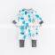 YF71281 autumn 2017 baby sports clothing zipper printed baby climbing clothes