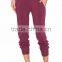 2017 Wholesale Elastic Waist Slant Pockets Sweat Pants for Women Jogger Pants