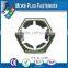 Made in Taiwan Captive Stainless Steel Zinc Plated Hexagonal Self Locking Counter Nuts
