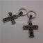 Custom Metal Key Chain Cross Key Ring Promotion Gifts