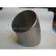 stainless steel long radius 45 elbow