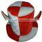Country Flag Ox Horn Winter Hat Tall Top Cap and Hat