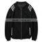 Custom plain zipper up design track baseball jacket without hood