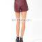 High-Waisted Faux Leather Shorts CSS0015