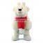 Factory Price Cute Promotional Plush Bear Backpack With Scarf