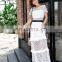 white short sleeve lace dress thick cheap long party dress for girls wholesale drposhipping