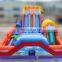 2017 Inflatable Playground Fun City,Inflatable Amusement Park Combo With Water Slide&Obstacle Course & Bouncy Jumping Castle