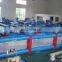 High Quality 12x10m TOYS Sports Games Giant blue and red Inflatable Maze Toy For Sale