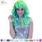 2016 cheap synthetic wigs halloween women blue pink ombre wig