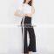 OEM Factory Price Ladies Wide Legs Flared Sport Pants Bell Botton Pants