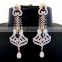CZ Earrings Online Wholesale-Bollywood style gold plated CZ Earring - Wholesale American Diamond Dangle Earring - gift For Her