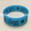 cheap price and durable wristband, hot sale silicone bracelet with 1 color printed logo