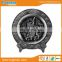Decorative metal antique silver barcelona souvenir plate