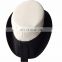 white dress cap for lady with white curly visor