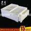 Square white hotel pmma plexiglass cups holder with drawer acrylic cups holder with drawer