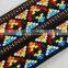 Italy HOT design fashion multico Jacquard fabric trim tape