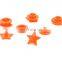 Custom Many Sizes Garment Four Part Snap / Red Star Eco-friendly Fashion Kids Snap Button for Dress Bag Garment