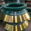 Nordberg GP500S bowl liner apply to metso cone crusher wear spare parts