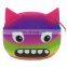 Creative Cute Animal Coin Purse Mini Coin Key Storage Bag Promotion Fashion Silicone Zipper Wallet
