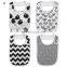 Button Closer 100% Organic Cotton 4 Pack Feeder Bibs