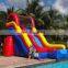 Tall funny for swimming pool sliding inflatable wet slide