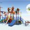 Interesting children's Water park slide for sale