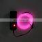 Factory OEM 2.3mm DIY glowing customized battery box LED neon EL wire