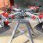 Micro adjustable 4 colors 4 stations  full t-shirt rotary silk screen printing garment screen printing t shirt machine