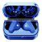 Online shopping blue fashionable comfortable design for entertainmentwireless earphones blue tooth