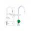 Long Using Life Thickening Copper 360 Degree Laboratory Swan Neck Water Faucet
