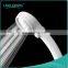 White shower water saving high pressure hand shower with water stop function shower head