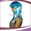 cheap wholesale Argentina blue and white synthetic fans wigs