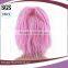 short cute straight high quality synthetic pink cosplay wig