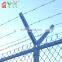 Anti Climb Wire Mesh Prison Airport Security Barbed Wire Fence