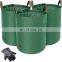Round 100% Pp Green Garden Gardening sacks pp webbing handle with x stitching