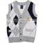 knitwear cardigan school design Boys Knit Vest with Buttons