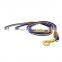 High elastic rope dog leash with safe metal hook