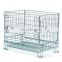 wicker storage basket with ear handle,wire mesh storage container,heavy duty wire basket.