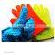 Heat Resistant Cooking Gloves, Silicone Grilling Gloves, Waterproof BBQ Kitchen Oven Mitts