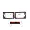 Carbon Fiber Style ABS For Mercedes benz C Class W204 2007-2010 Car Dashboard Air Conditioning Vent Frame Trim Accessories 2pcs